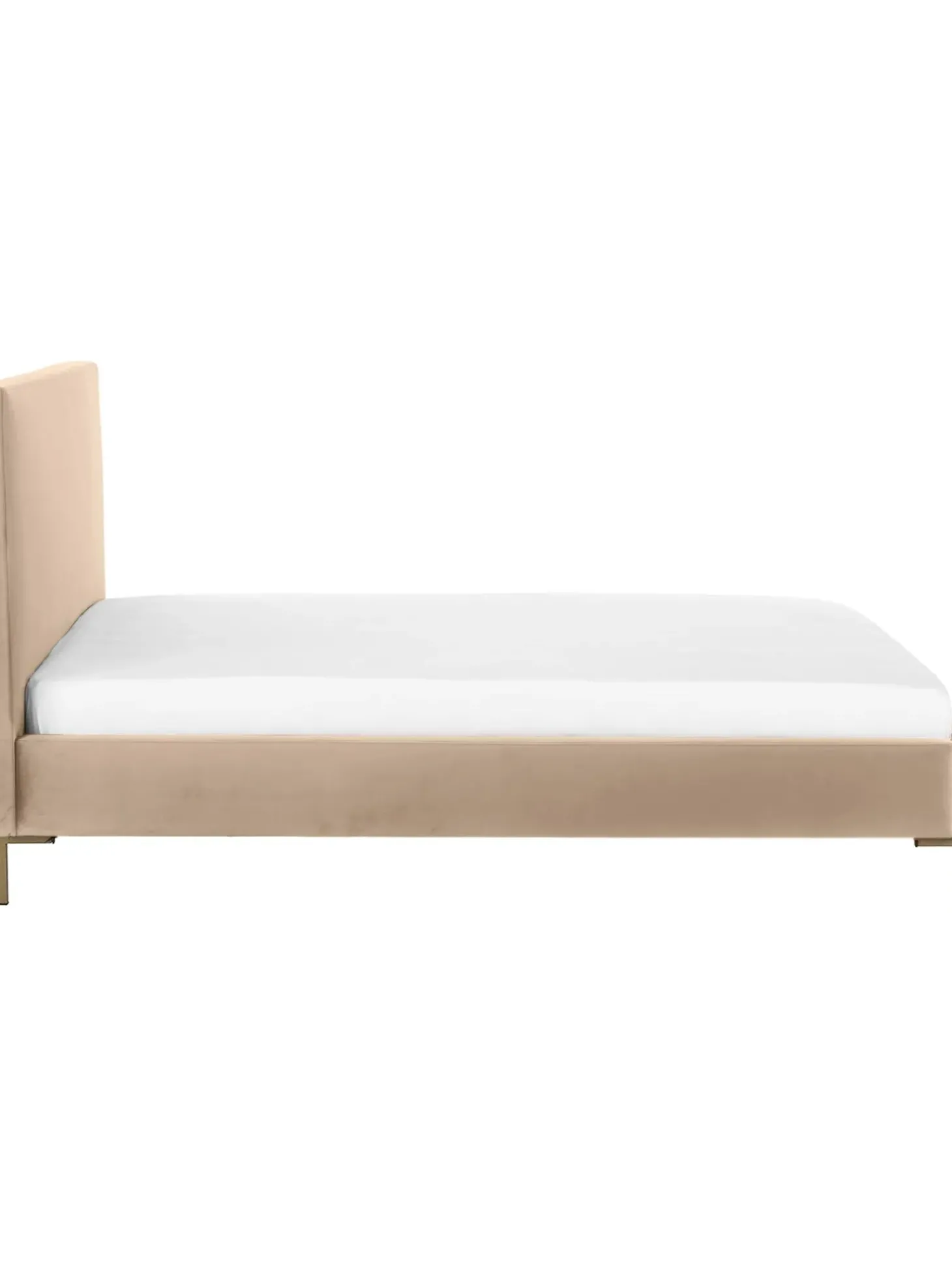 Cama Tapizada En Terciopelo Peace