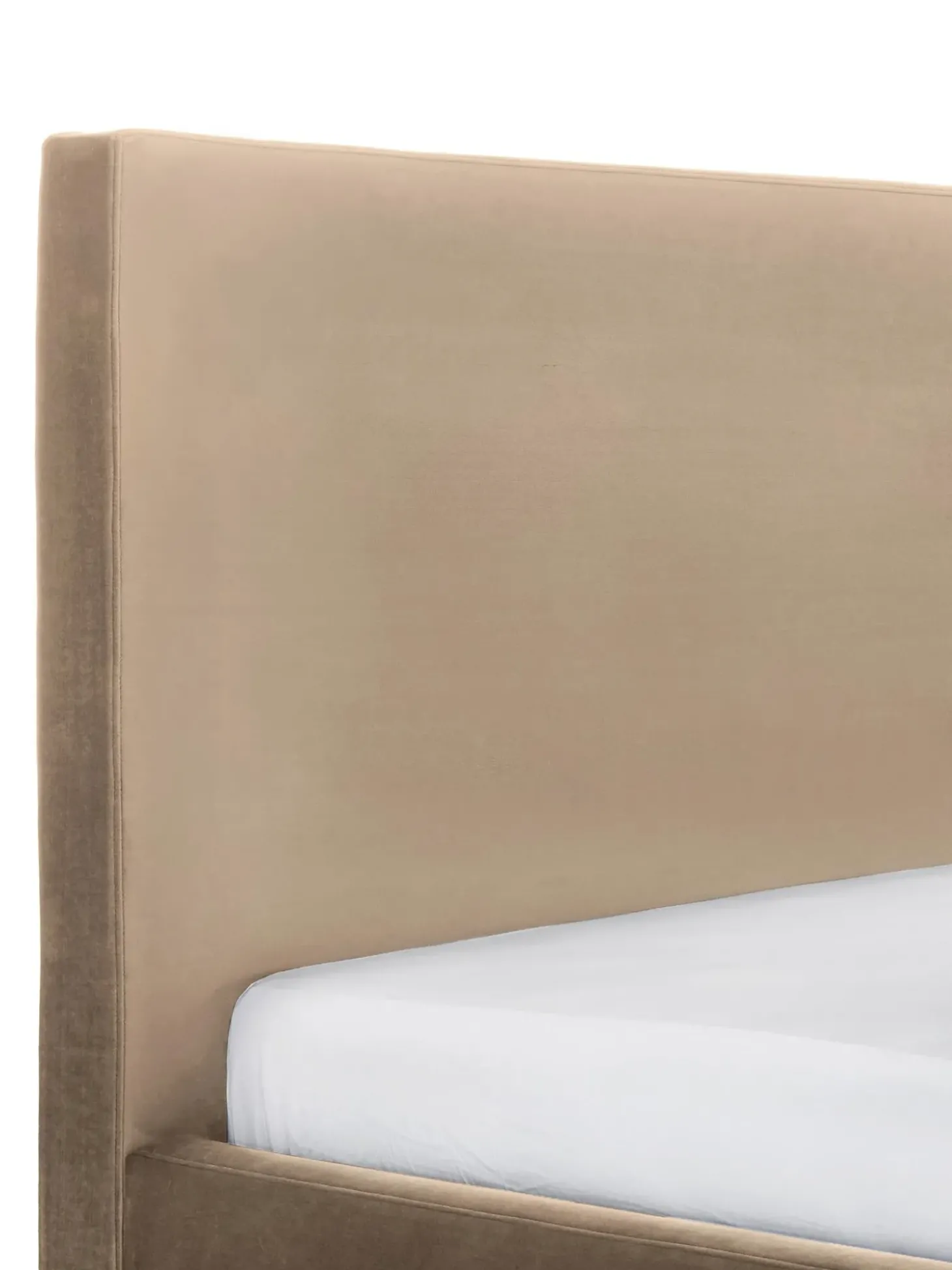 Cama Tapizada En Terciopelo Peace