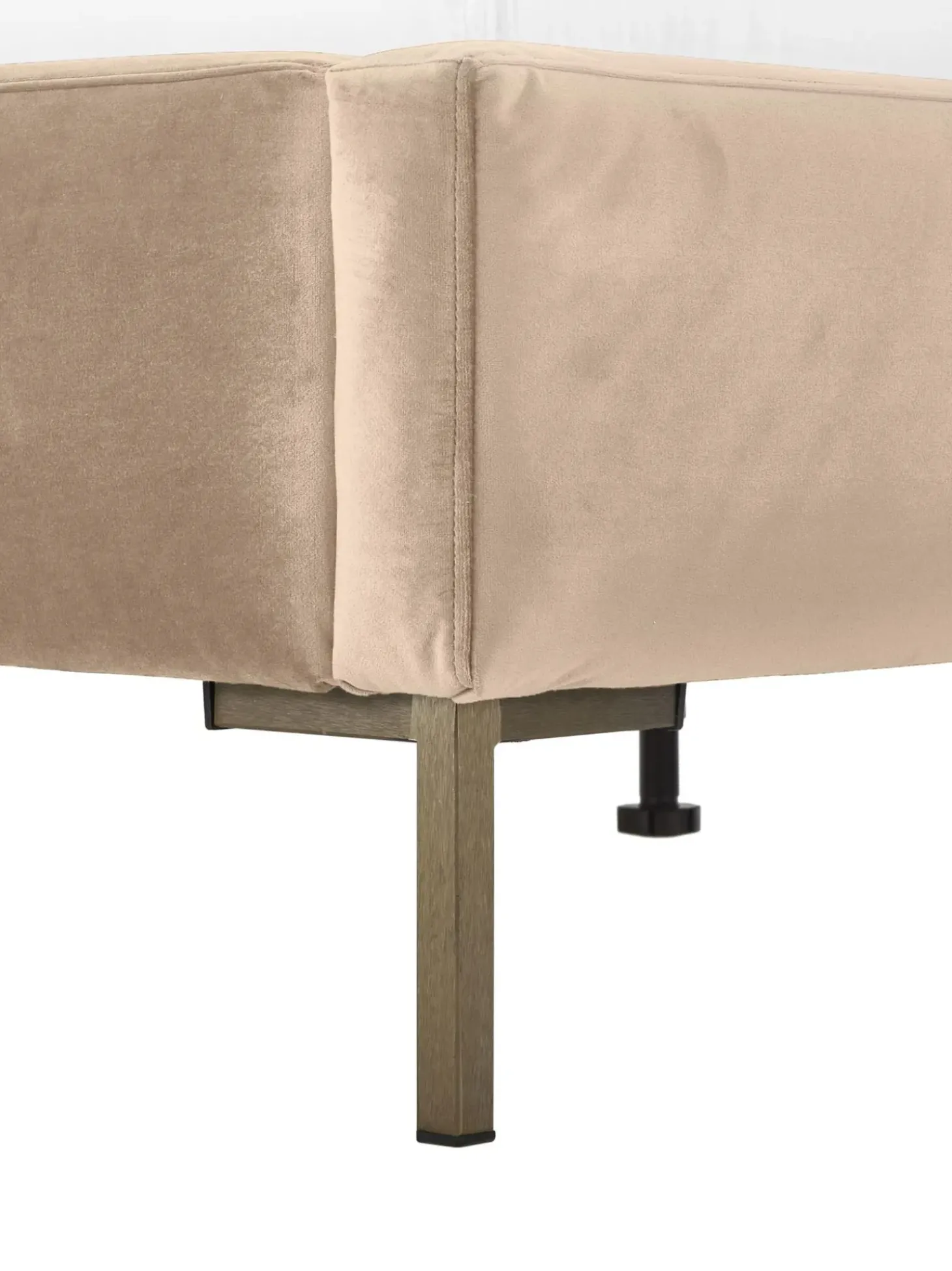 Cama Tapizada En Terciopelo Peace