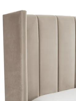 Cama Tapizada En Terciopelo Dusk