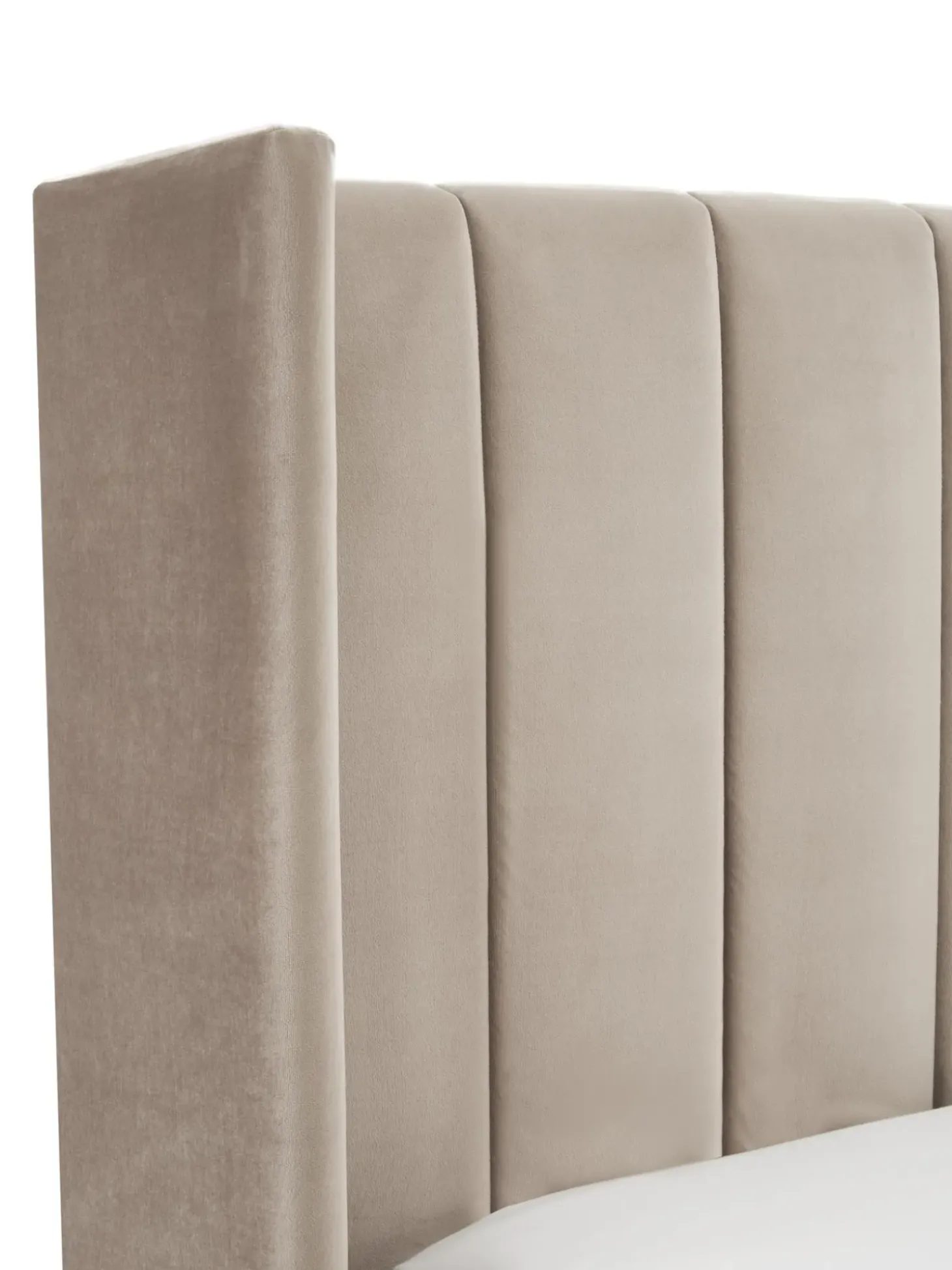 Cama Tapizada En Terciopelo Dusk