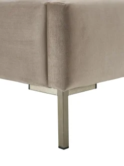 Cama Tapizada En Terciopelo Dusk