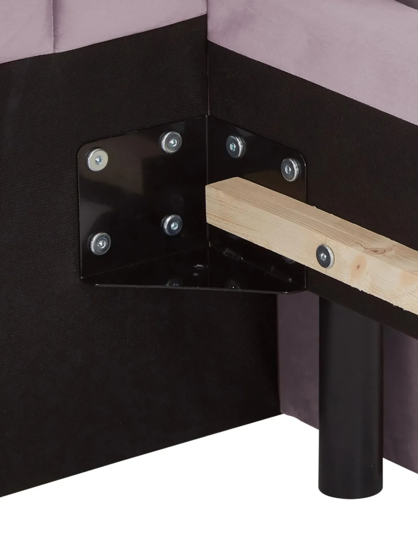 Cama Tapizada En Terciopelo Dusk