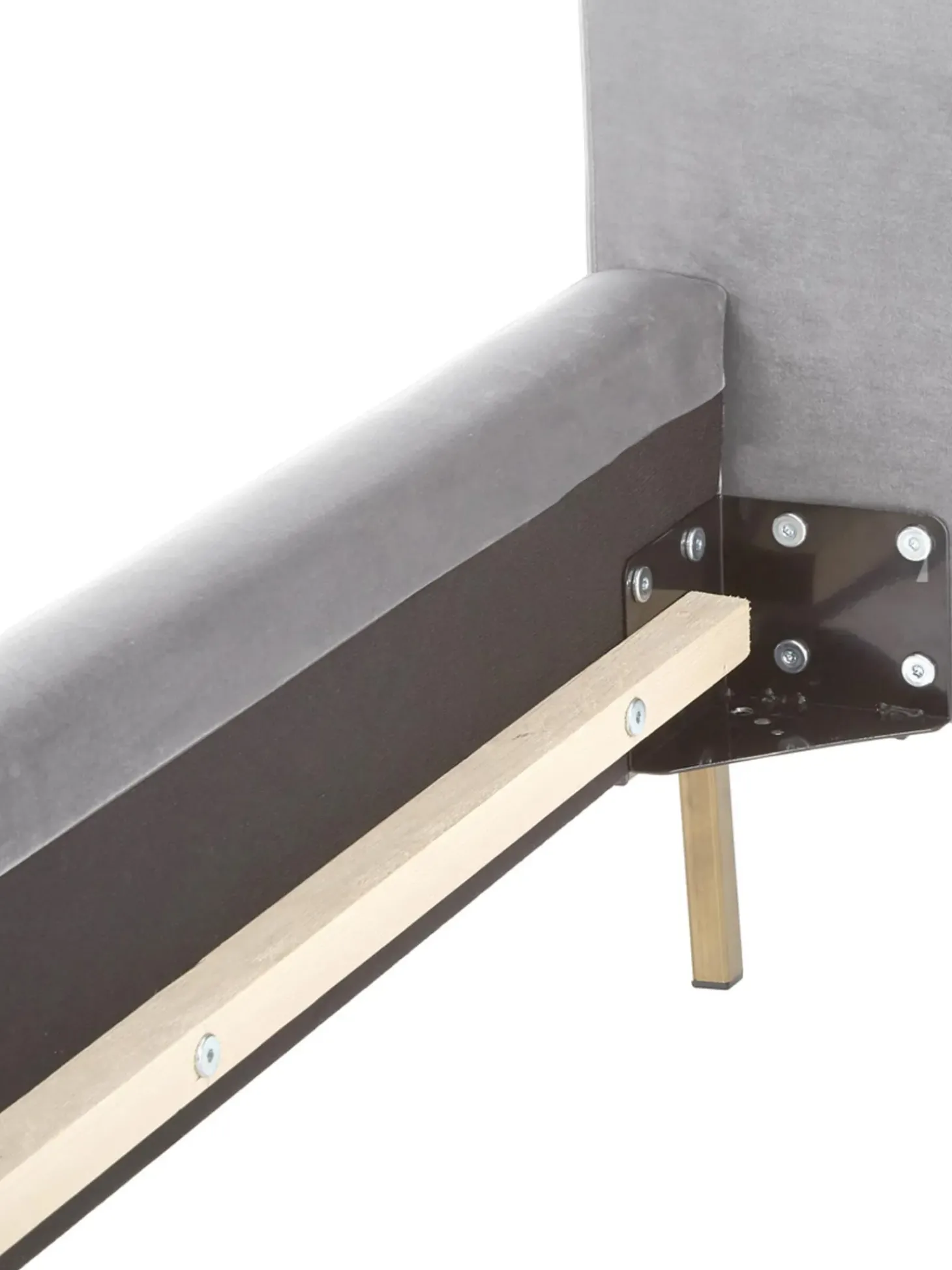 Cama Tapizada En Terciopelo Peace