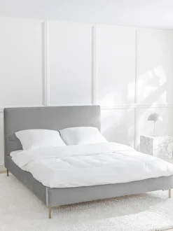 Cama Tapizada En Terciopelo Peace