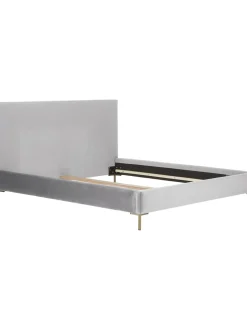 Cama Tapizada En Terciopelo Peace