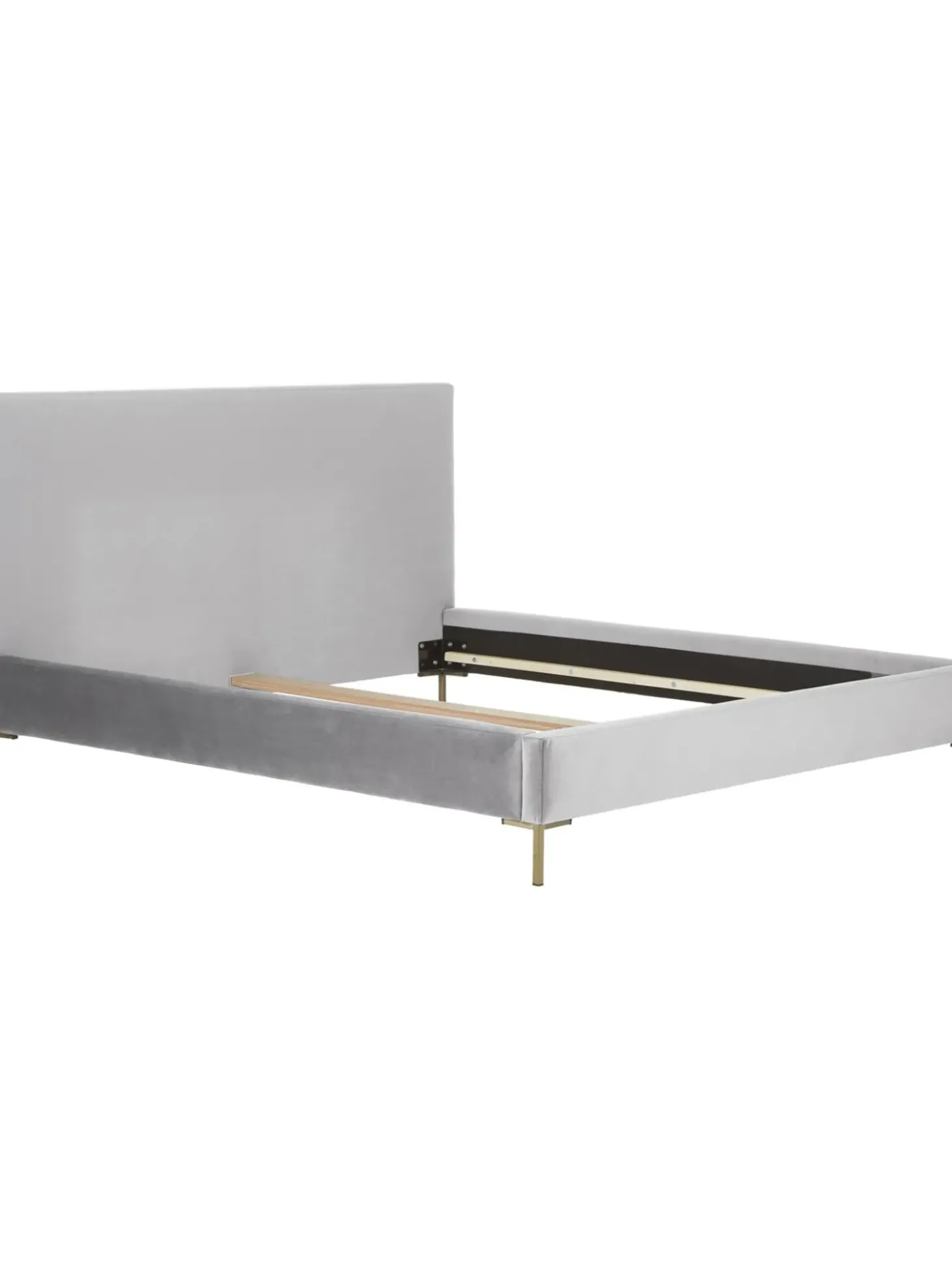 Cama Tapizada En Terciopelo Peace