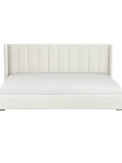 Cama Tapizada En Terciopelo Dusk