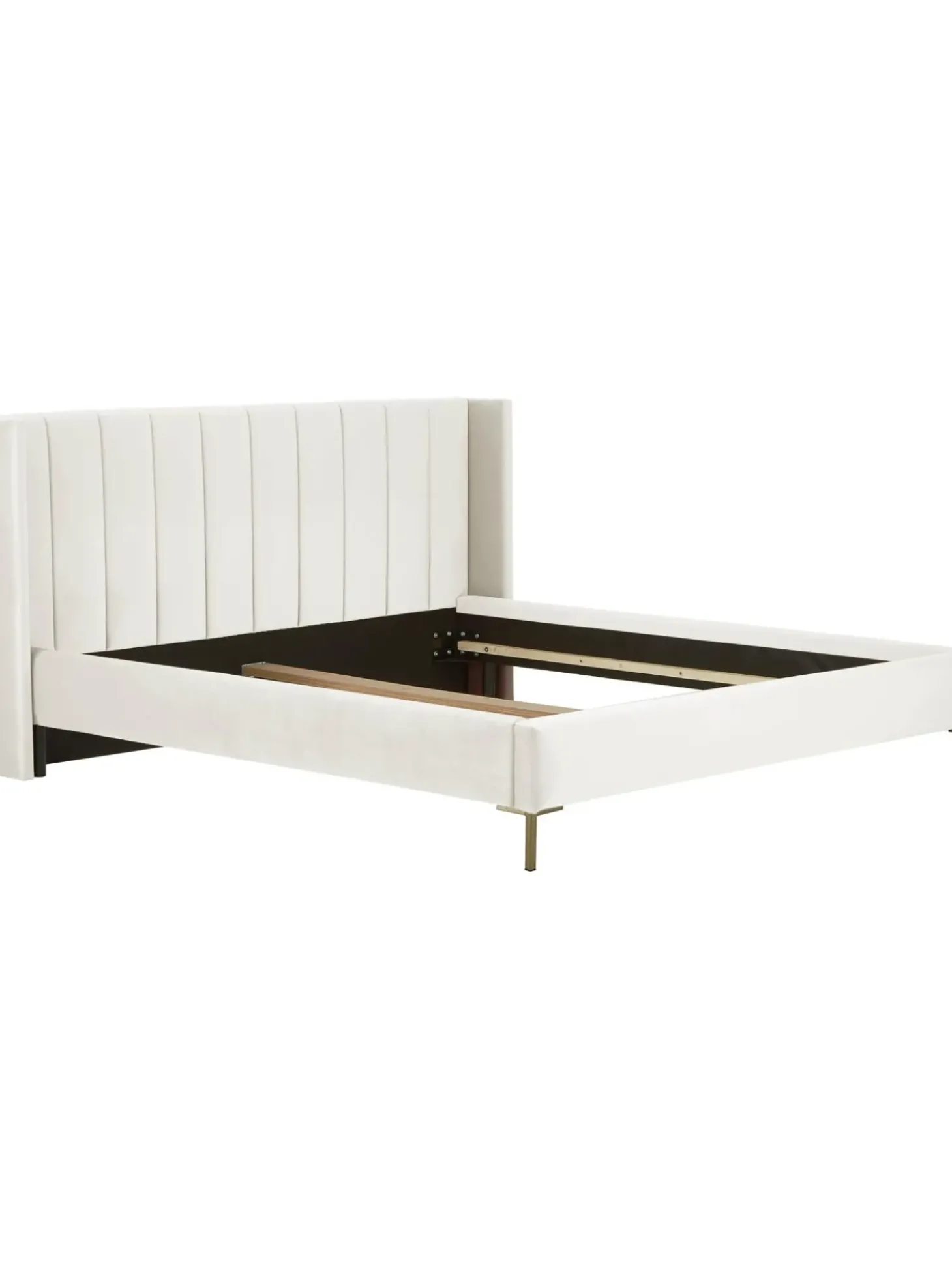 Cama Tapizada En Terciopelo Dusk