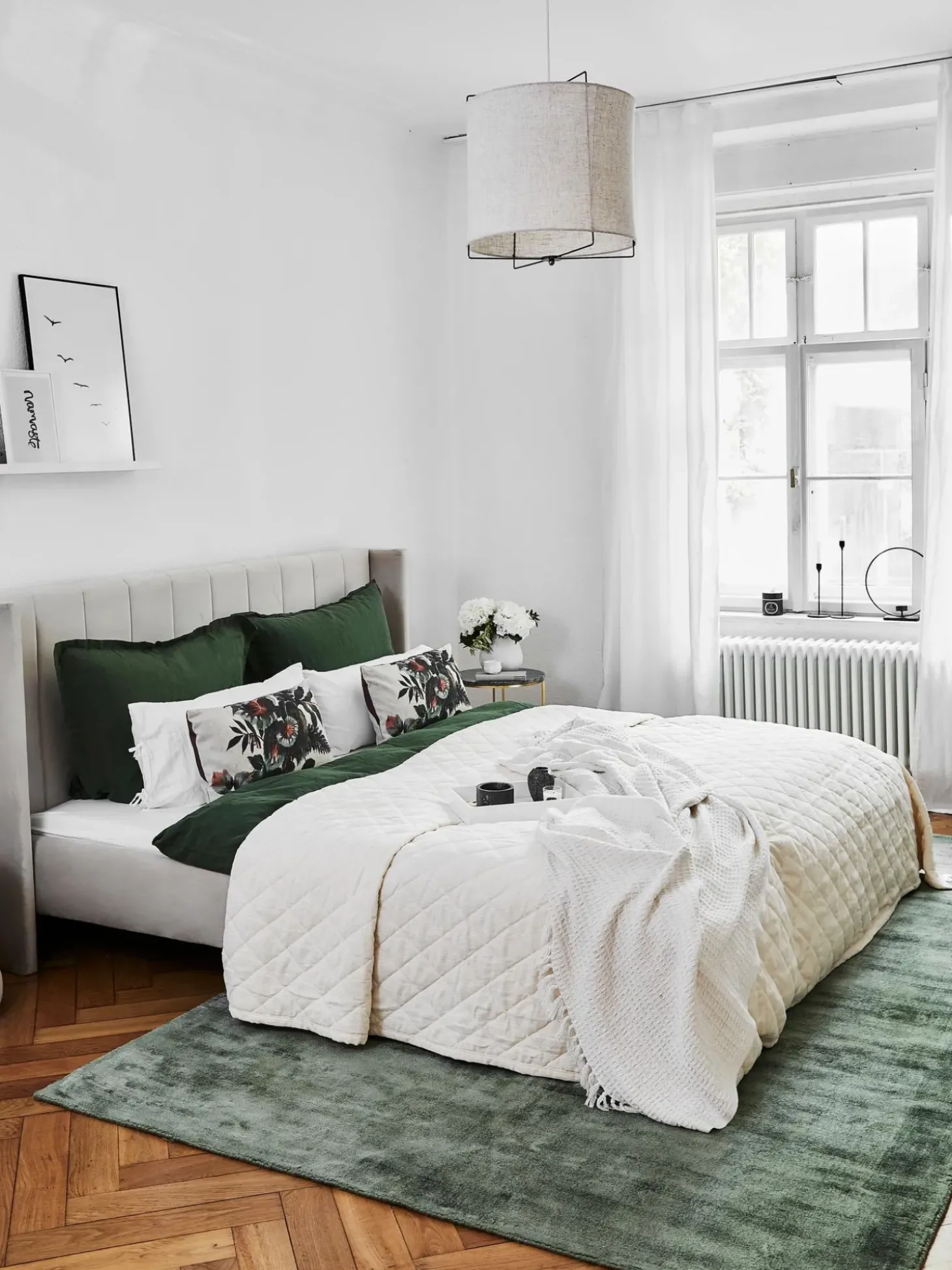 Cama Tapizada En Terciopelo Dusk