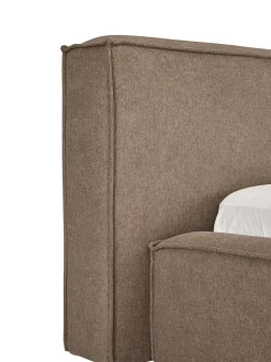 Cama Tapizada Lennon, Con Espacio De Almacenamiento