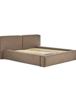 Cama Tapizada Lennon, Con Espacio De Almacenamiento