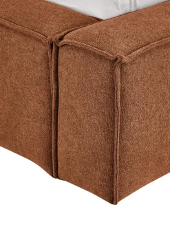 Cama Tapizada Lennon, Con Espacio De Almacenamiento