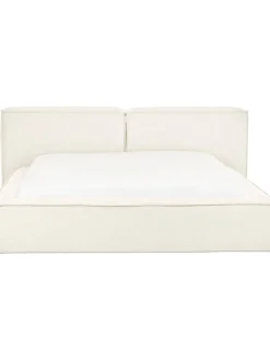 Cama Tapizada Lennon, Con Espacio De Almacenamiento