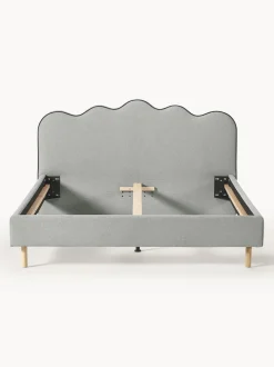Cama Tapizada Romy, Con Cabecero