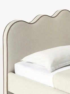 Cama Tapizada Romy, Con Cabecero