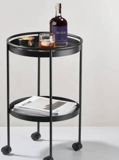 Camarera Redonda De Metal Rocks