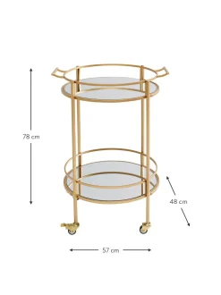 Camarera Redonda De Metal Emilia