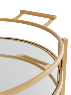 Camarera Redonda De Metal Emilia