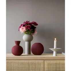 Candelabro De Acero Inoxidable Mate Uma