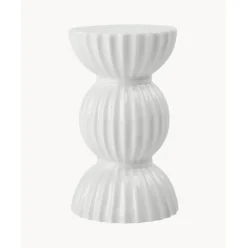 Candelabro De Porcelana Con Relieves Tura
