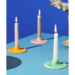 Candelabro De Porcelana Rhombe