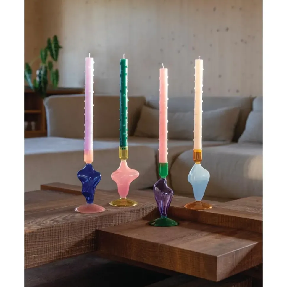 Candelabro De Vidrio Flux