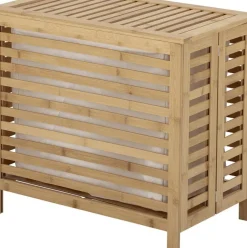 Cesta De Lavanderia De Bambu Con Bolsa De Tela Aden