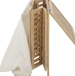 Cesta De Lavanderia De Bambu Con Bolsa De Tela Aden