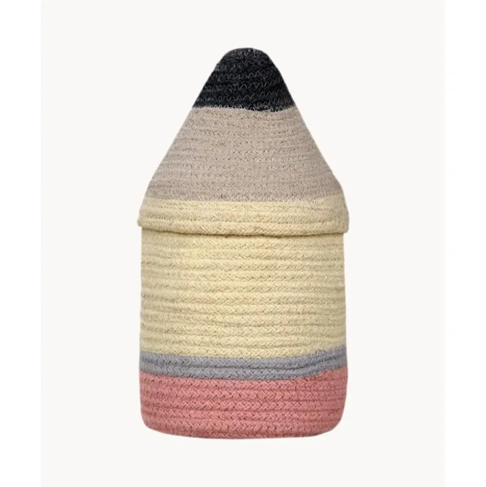 Cesta Infantil Artesanal Pencil, O 13 X 30 Cm