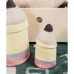 Cesta Infantil Artesanal Pencil, O 13 X 30 Cm