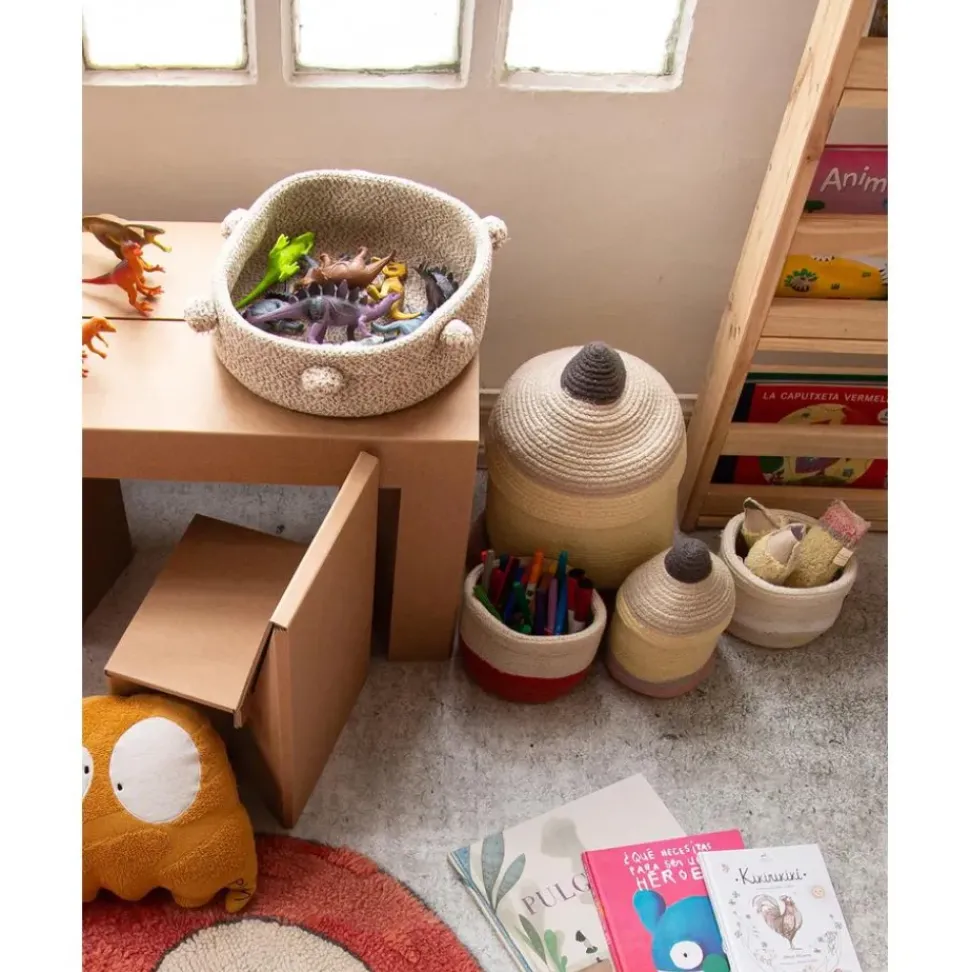 Cesta Infantil Artesanal Pencil, O 13 X 30 Cm