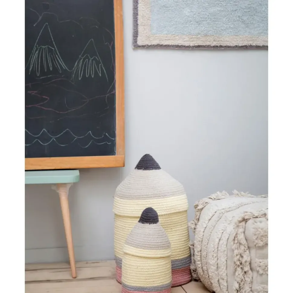 Cesta Infantil Artesanal Pencil, O 25 X 45 Cm