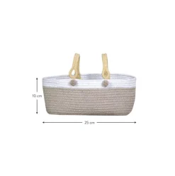 Cesta Infantil Artesanal Para Colgar Maria