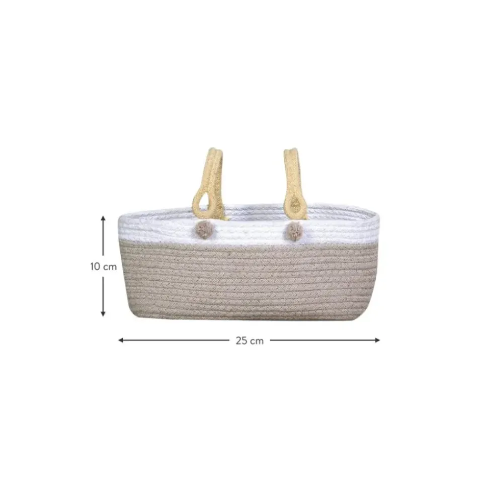 Cesta Infantil Artesanal Para Colgar Maria