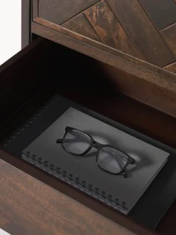 Chiffonnier Con Cajones Y Puertas De Madera De Mango Maciza Luca