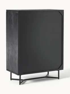 Chiffonnier Con Cajones Y Puertas De Madera De Mango Maciza Luca