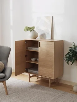 Chiffonnier Con Puertas De Roble Diana