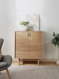 Chiffonnier Con Puertas De Roble Diana