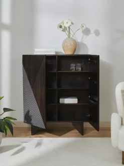 Chiffonnier De Madera Maciza De Mango Louis