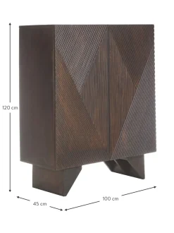 Chiffonnier De Madera Maciza De Mango Louis