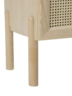 Chiffonnier De Roble Con Tejido Vienes Jolie