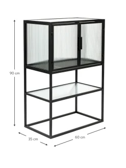 Chiffonnier De Vidrio Estriado Boli