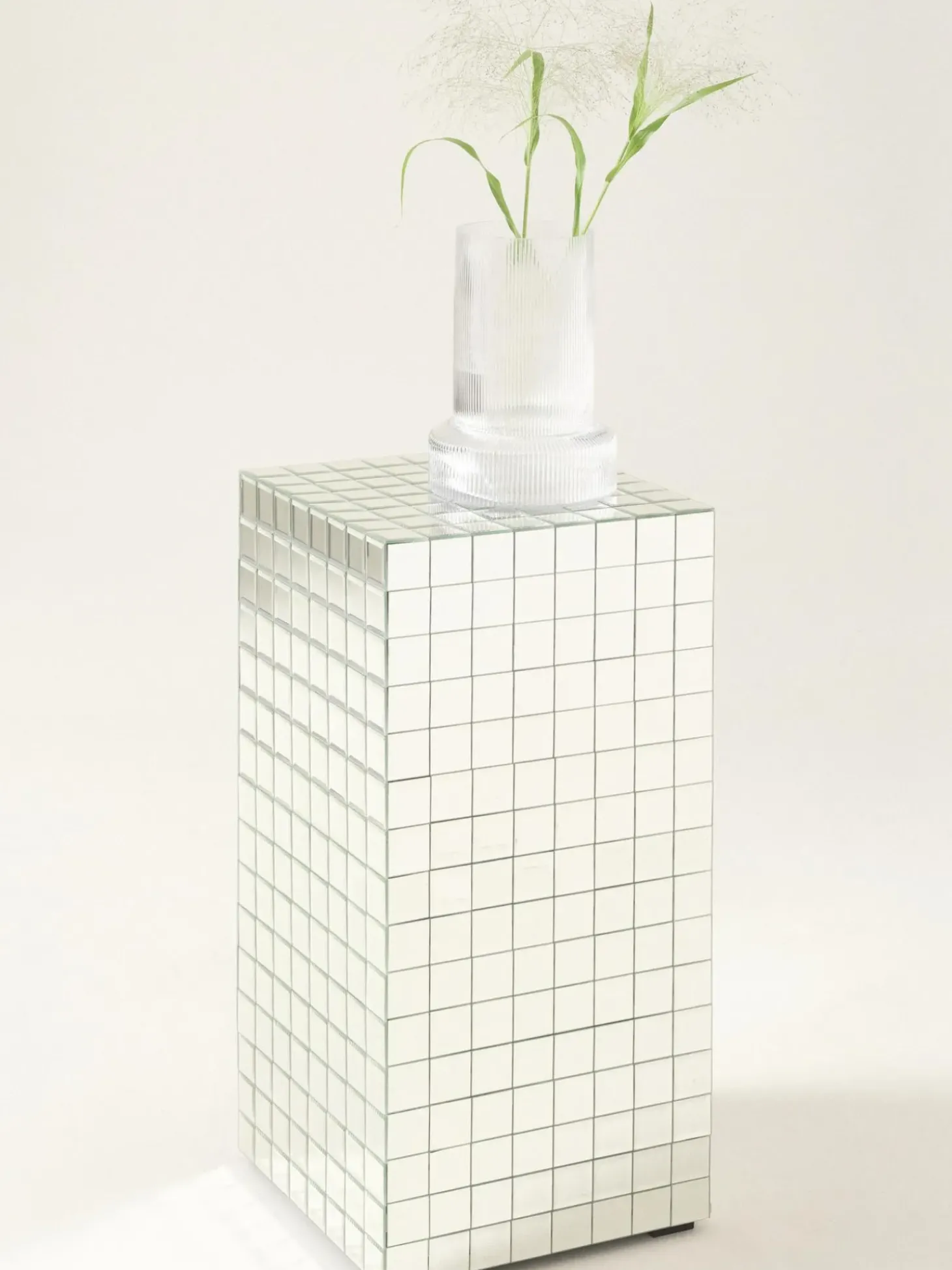 Columna Decorativa De Espejos Disco