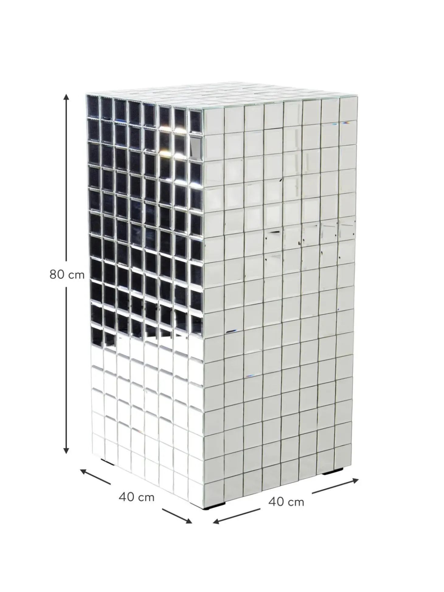 Columna Decorativa De Espejos Disco