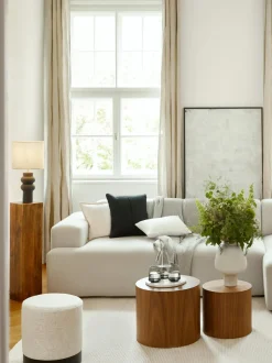 Columna Decorativa De Madera De Mango Like