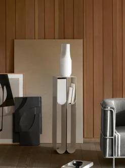 Columna Decorativa De Metal Curved