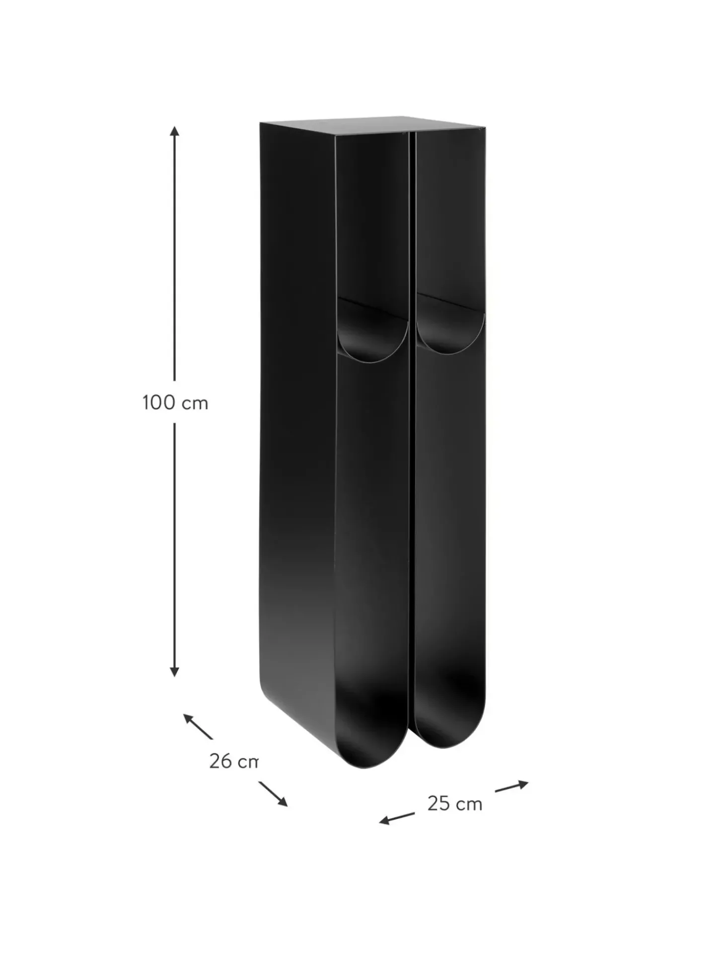 Columna Decorativa De Metal Curved