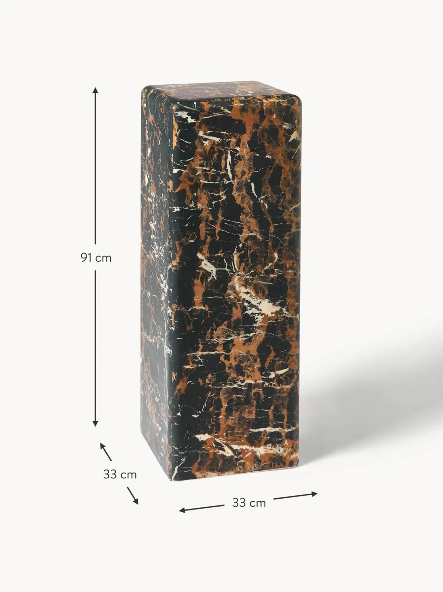 Columna Decorativa En Aspecto Marmol Look