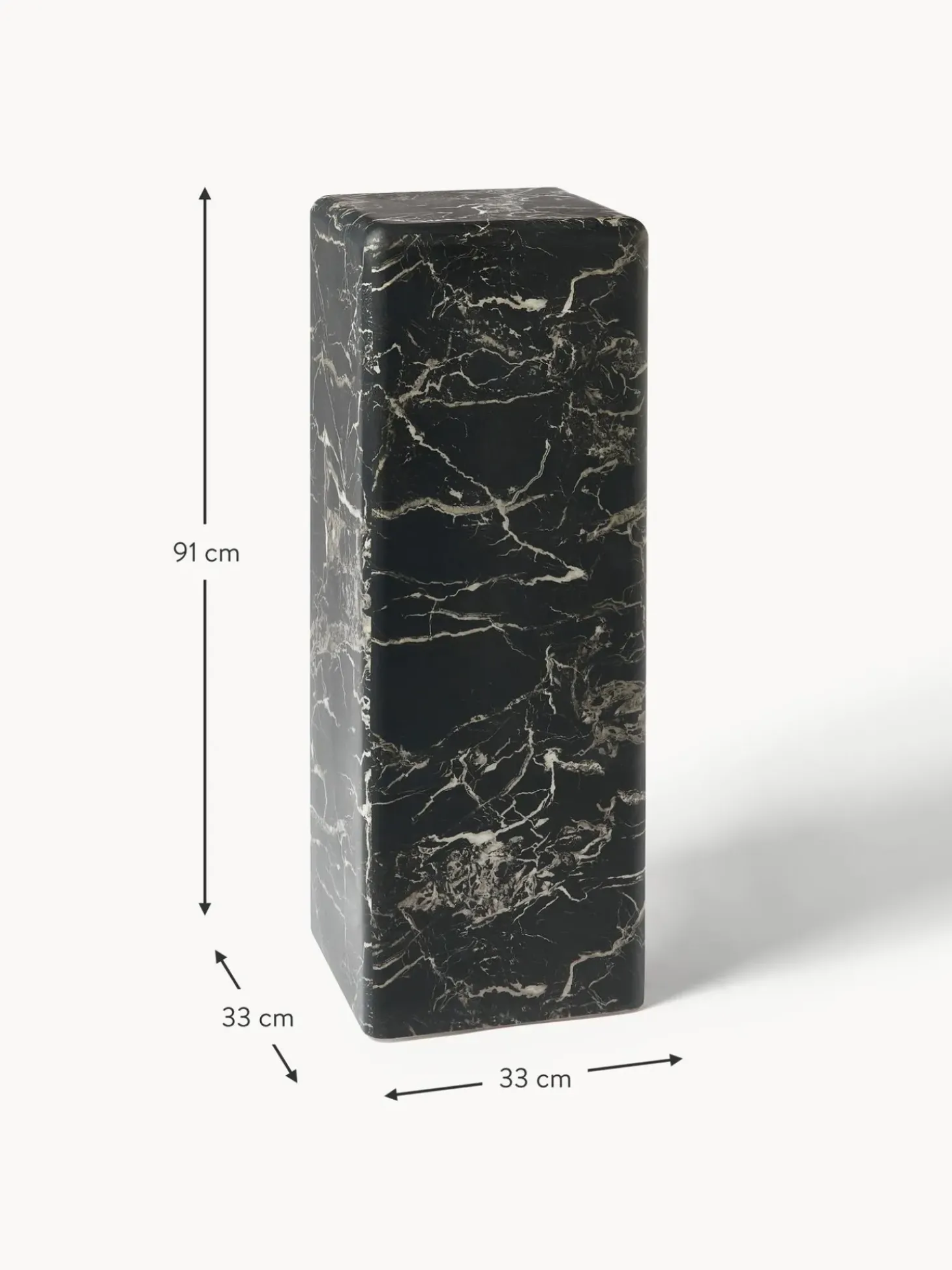 Columna Decorativa En Aspecto Marmol Look